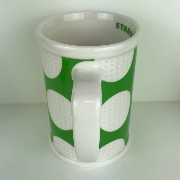 2006 Starbucks Coffee Golf Ball Mug Green 16 Ounce Tall Mug Cup - Picture 3 of 5